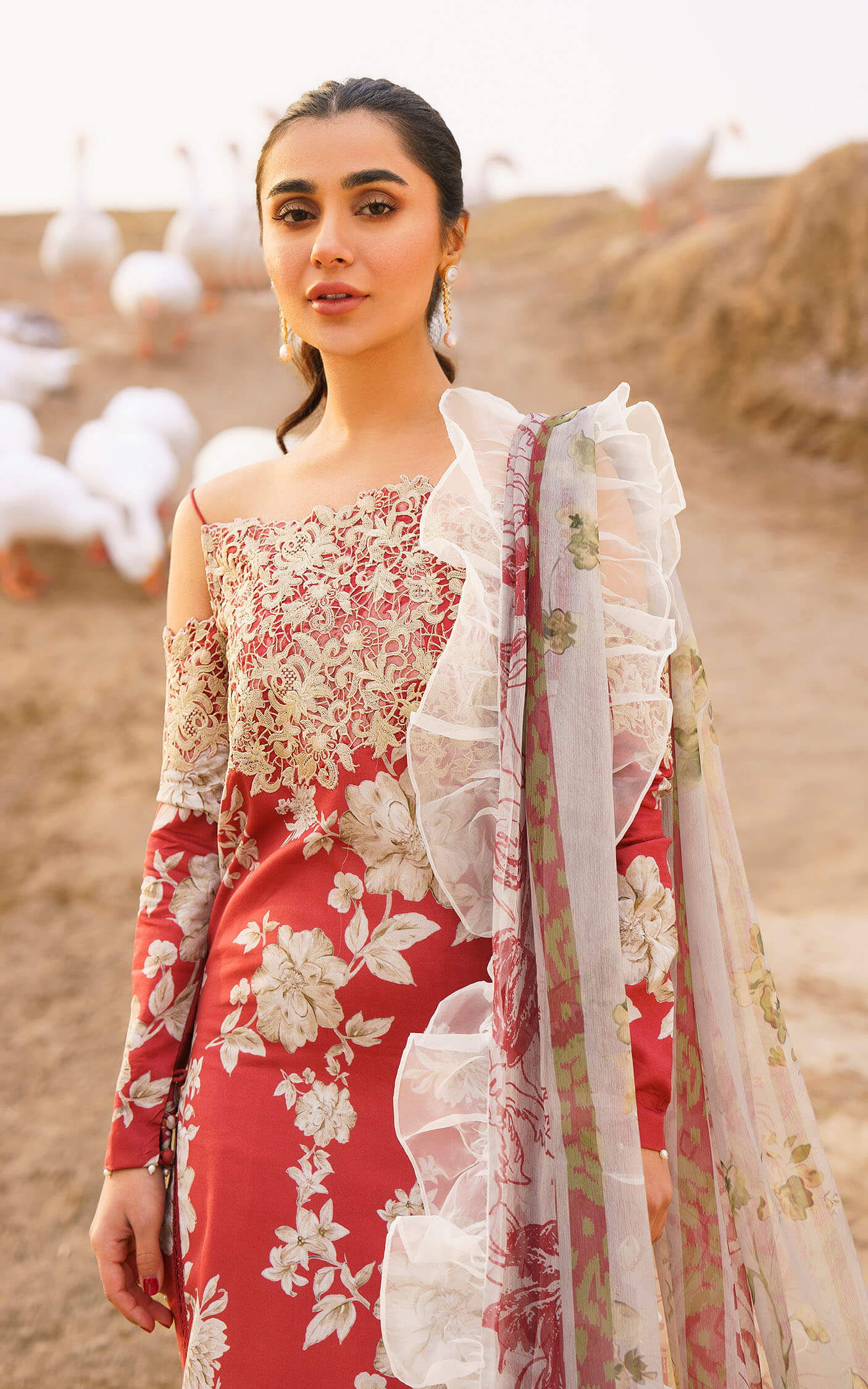 Asifa and Nabeel | Meraki Summer 24 | SIA-U141M006 - Pakistani Dress - Maria Faisal