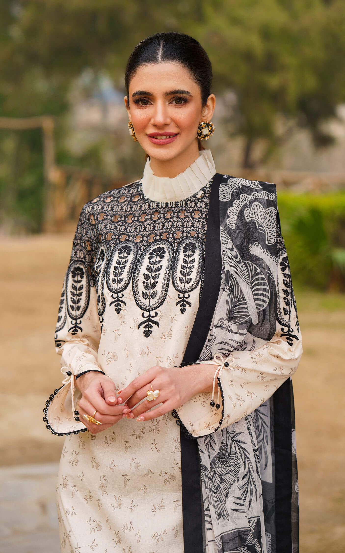 Asifa and Nabeel | Meraki Summer 24 | SNOWDROP-U141M002 - Pakistani Dress - Maria Faisal