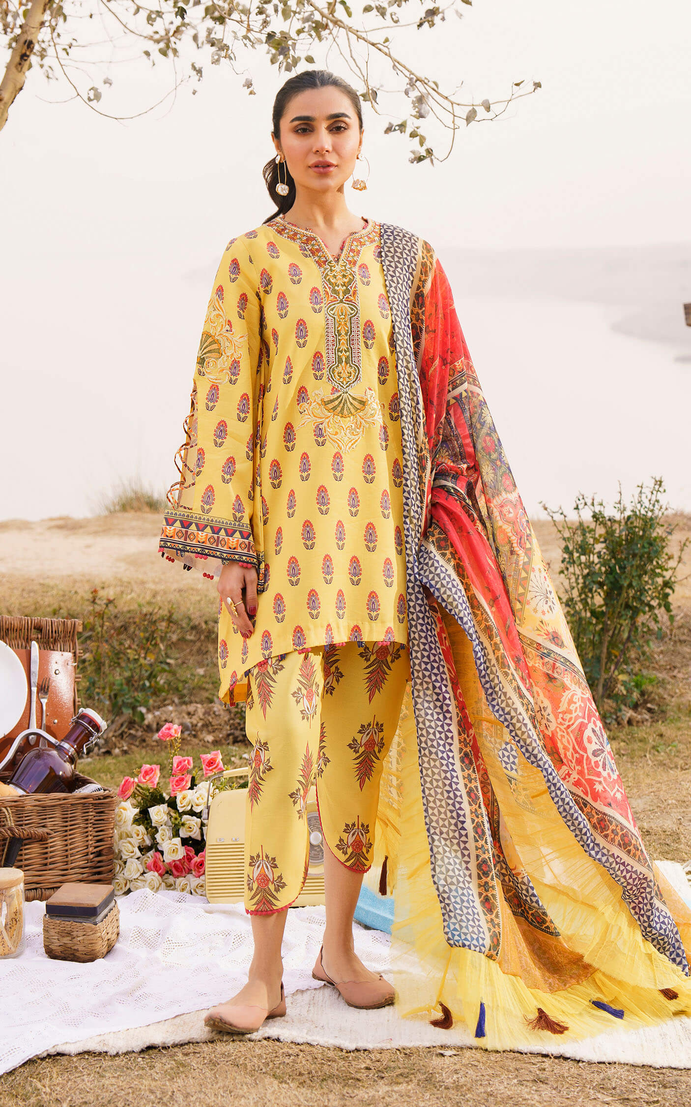 Asifa and Nabeel | Meraki Summer 24 | SONNET-U141M004 - Pakistani Dress - Maria Faisal