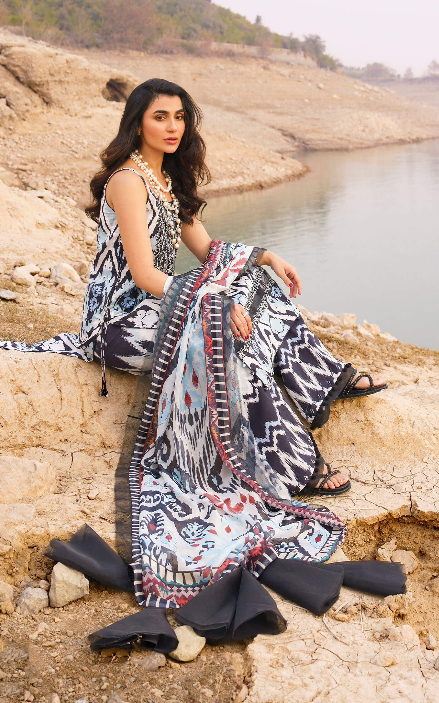 Asifa and Nabeel | Meraki Summer 24 | STARLETE - Pakistani Dress - Maria Faisal