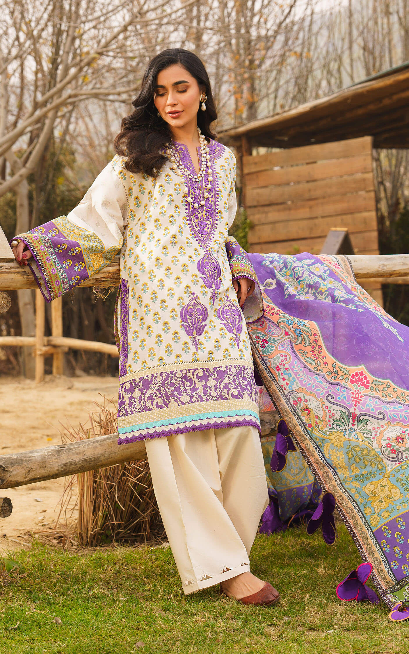 Asifa and Nabeel | Meraki Summer 24 | ALYSSA - Pakistani Dress - Maria Faisal