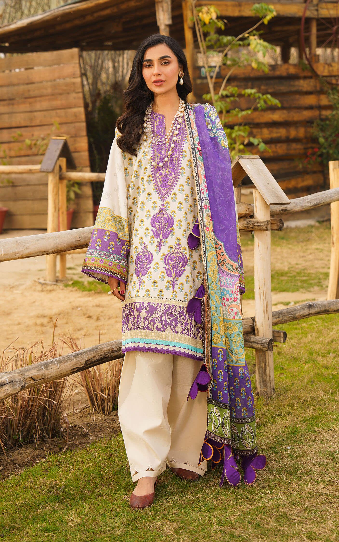 Asifa and Nabeel | Meraki Summer 24 | ALYSSA - Pakistani Dress - Maria Faisal