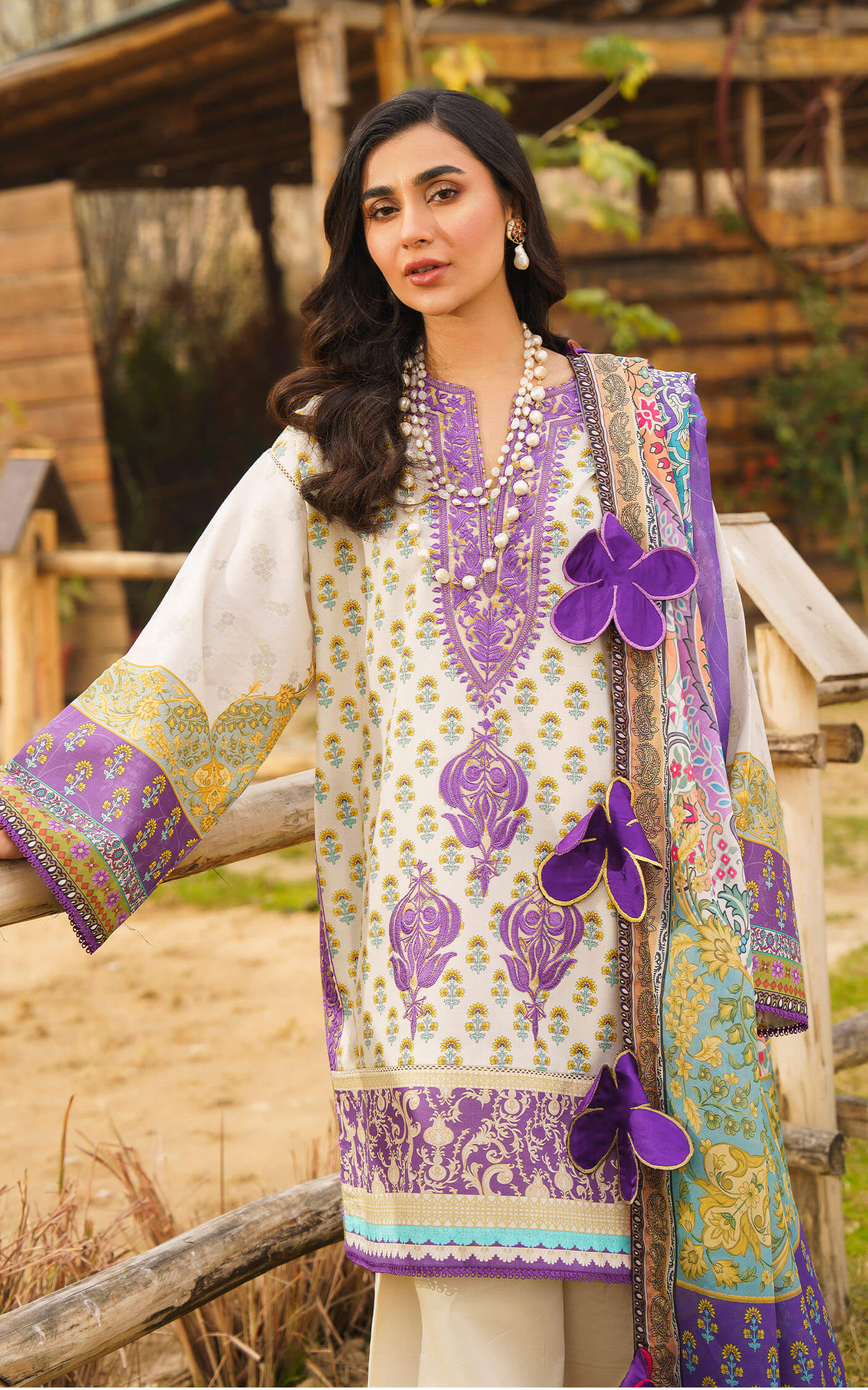 Asifa and Nabeel | Meraki Summer 24 | ALYSSA - Pakistani Dress - Maria Faisal