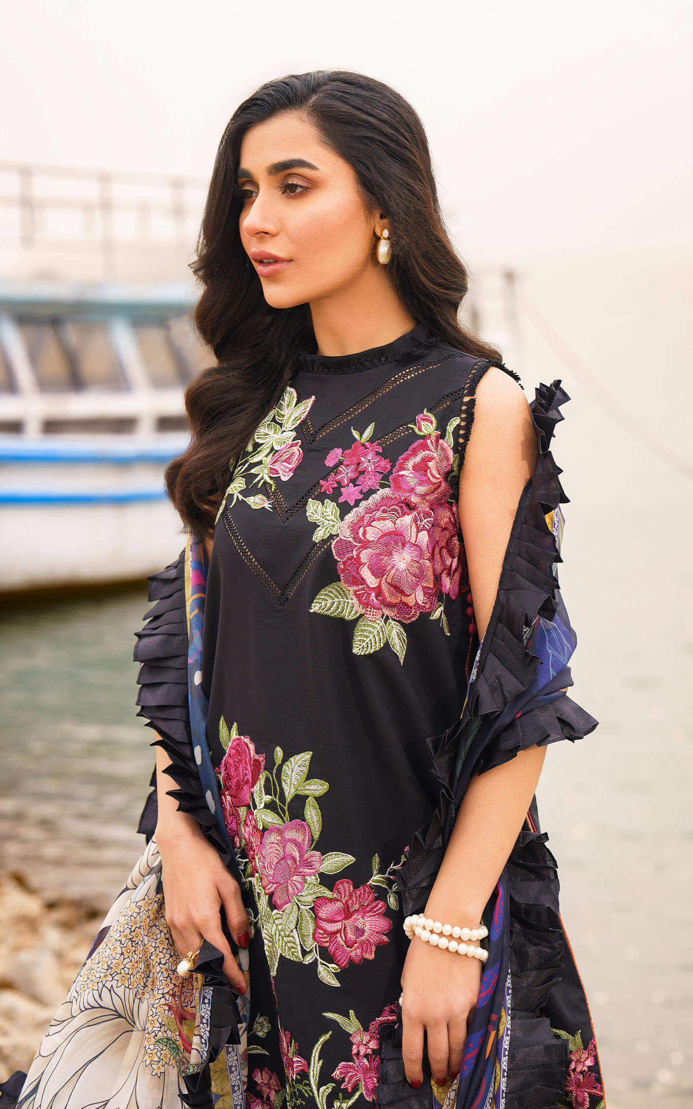 Asifa and Nabeel | Meraki Summer 24 | DAPHNE-U141M019 - Pakistani Dress - Maria Faisal