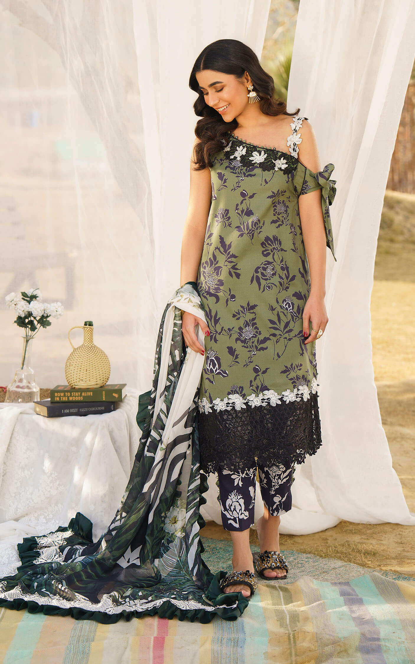 Asifa and Nabeel | Meraki Summer 24 | DARCY-U141M011 - Pakistani Dress - Maria Faisal