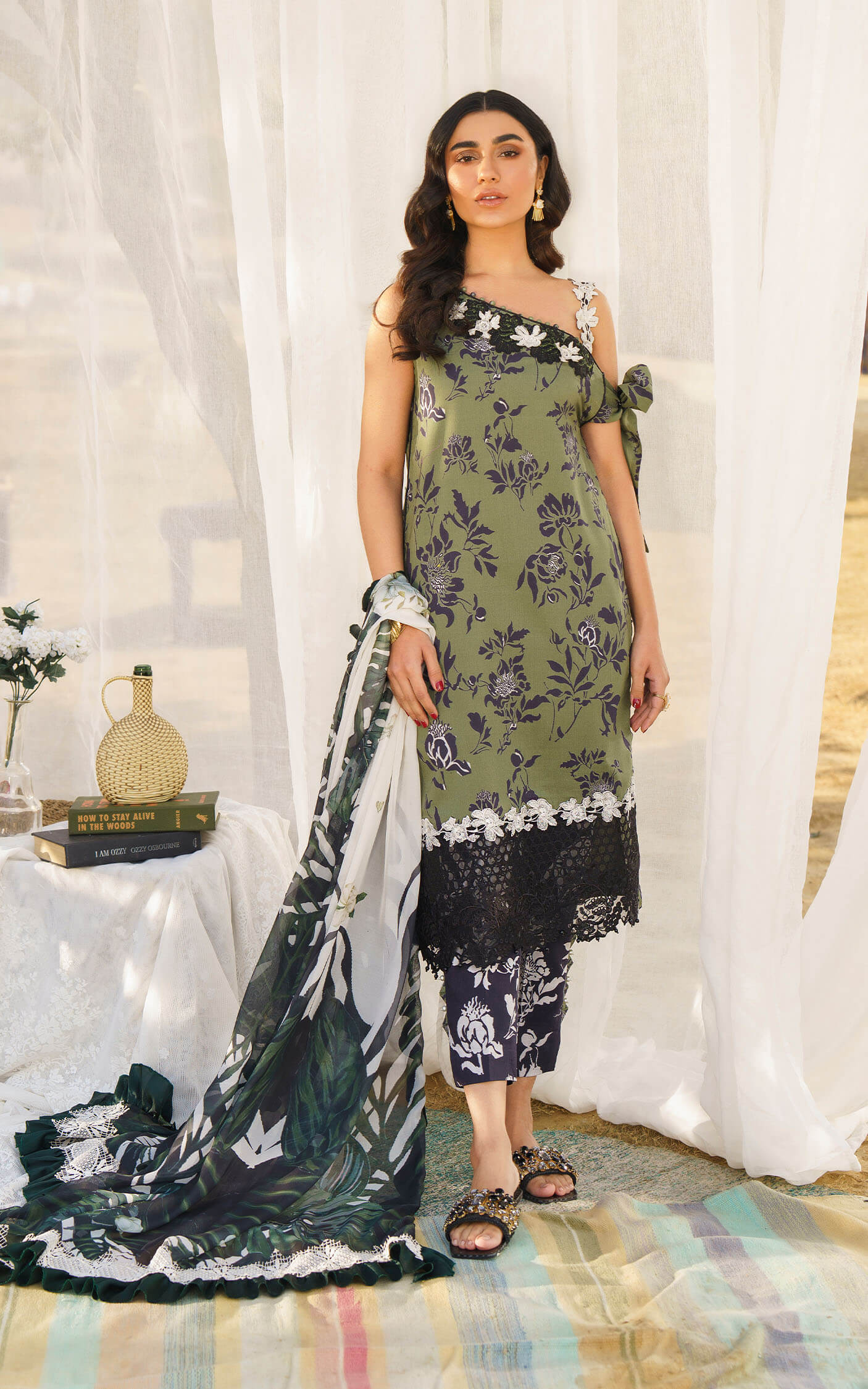 Asifa and Nabeel | Meraki Summer 24 | DARCY-U141M011 - Pakistani Dress - Maria Faisal