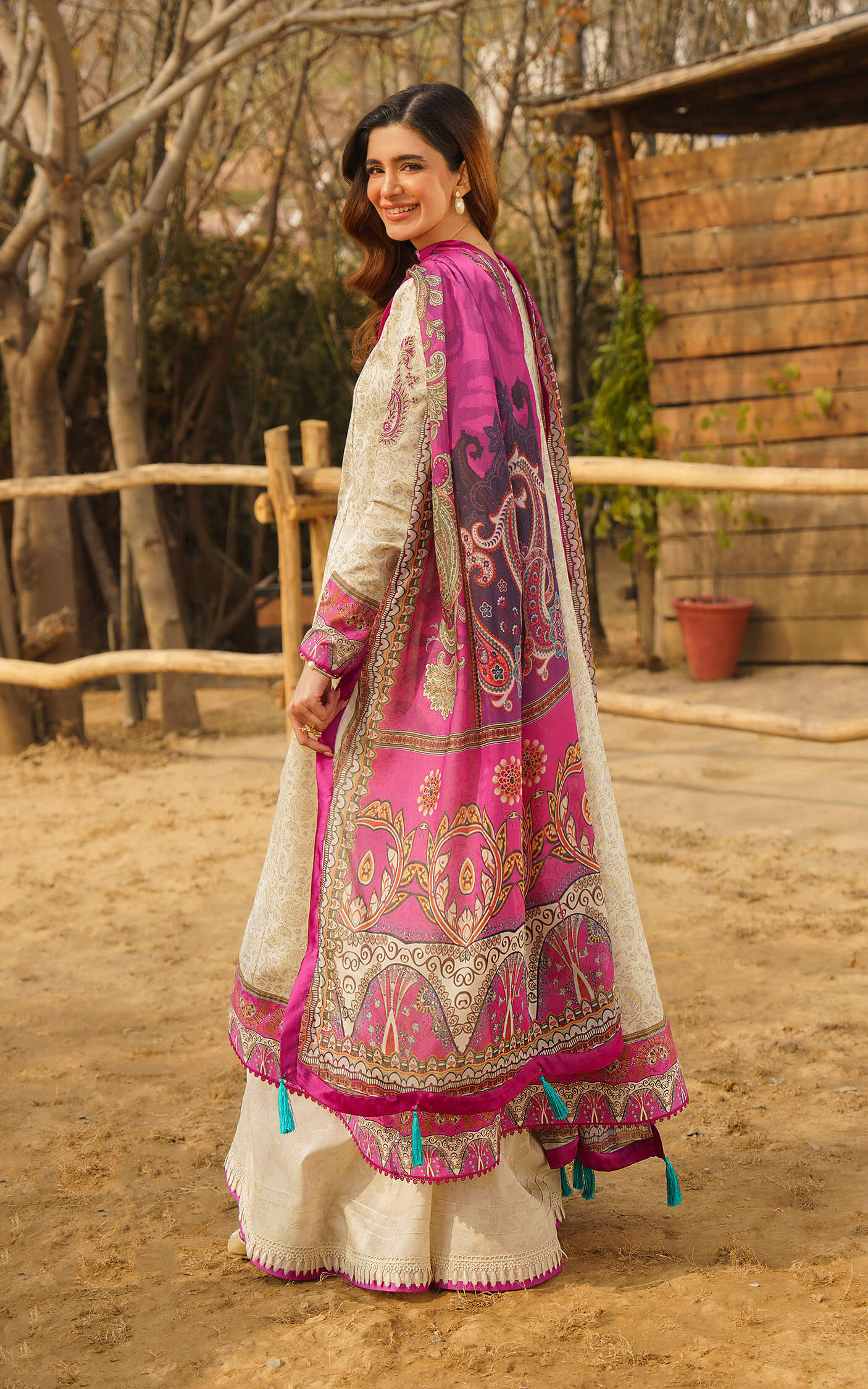 Asifa and Nabeel | Meraki Summer 24 | IRSA-U141M016 - Pakistani Dress - Maria Faisal