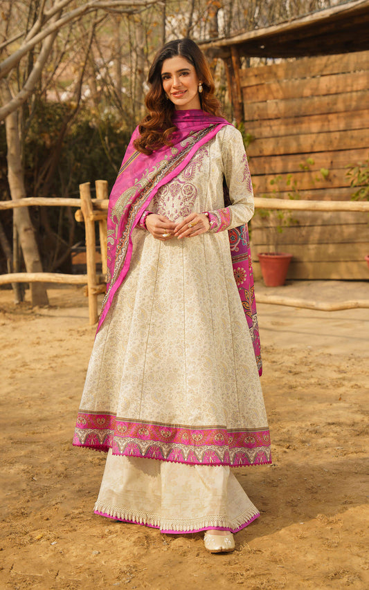 Asifa and Nabeel | Meraki Summer 24 | IRSA-U141M016 - Pakistani Dress - Maria Faisal