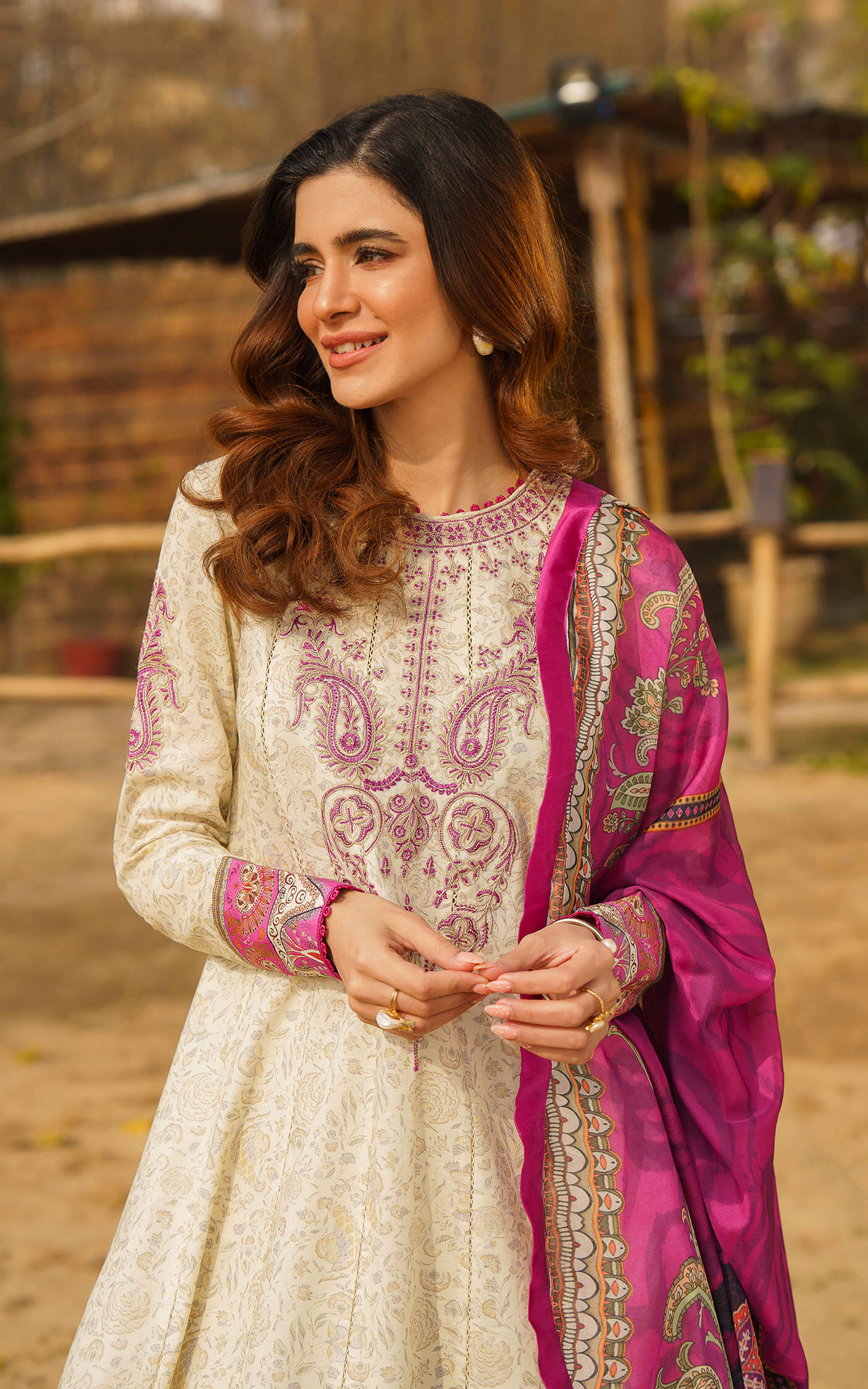 Asifa and Nabeel | Meraki Summer 24 | IRSA-U141M016 - Pakistani Dress - Maria Faisal