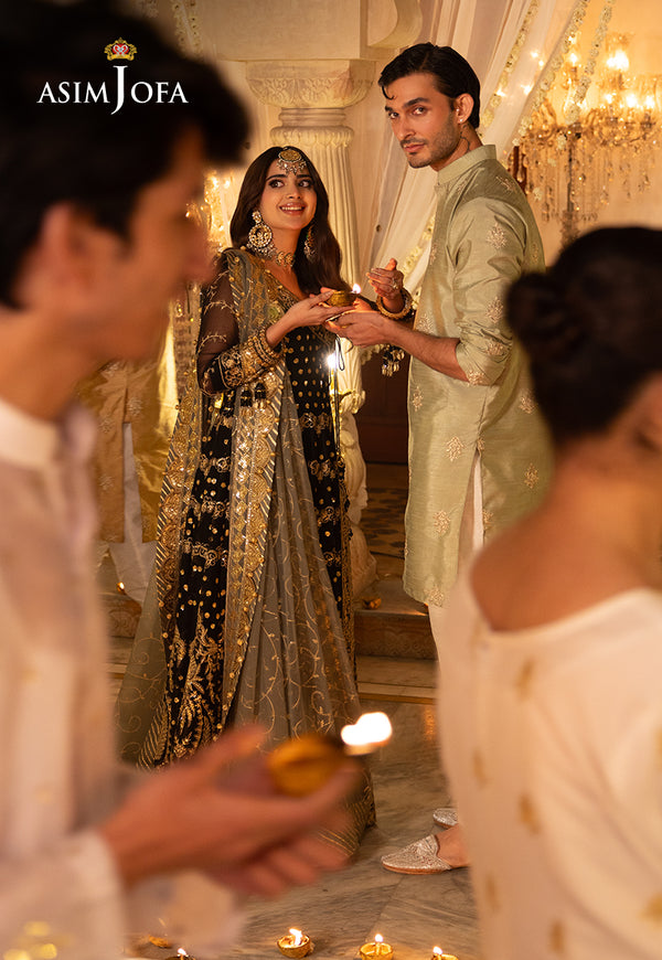 Asim Jofa | Shehnai Festive Collection | AJSH-08 - Pakistani Dress - Maria Faisal