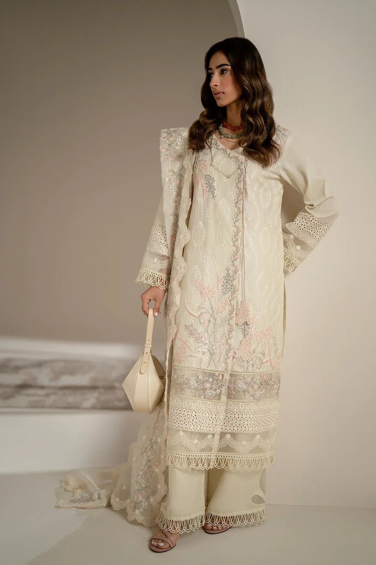 Azzal | Aghaaz Luxury Lawn | Mashl - Pakistani Dress