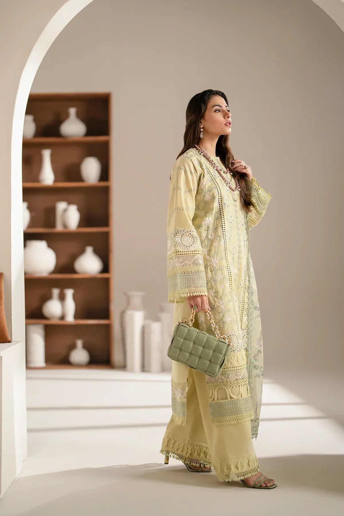 Azzal | Aghaaz Luxury Lawn | Jehaan - Pakistani Dress
