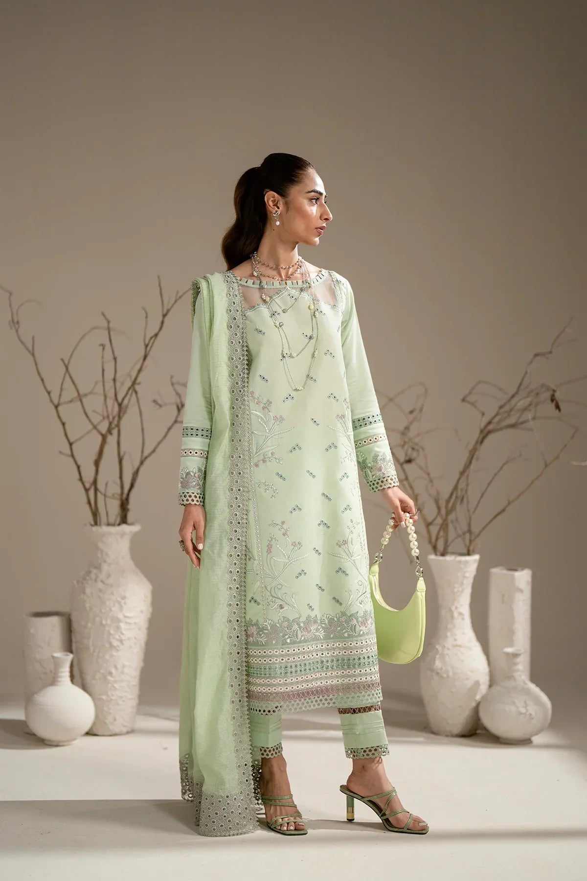 Azzal | Aghaaz Luxury Lawn | Mehak - Pakistani Dress