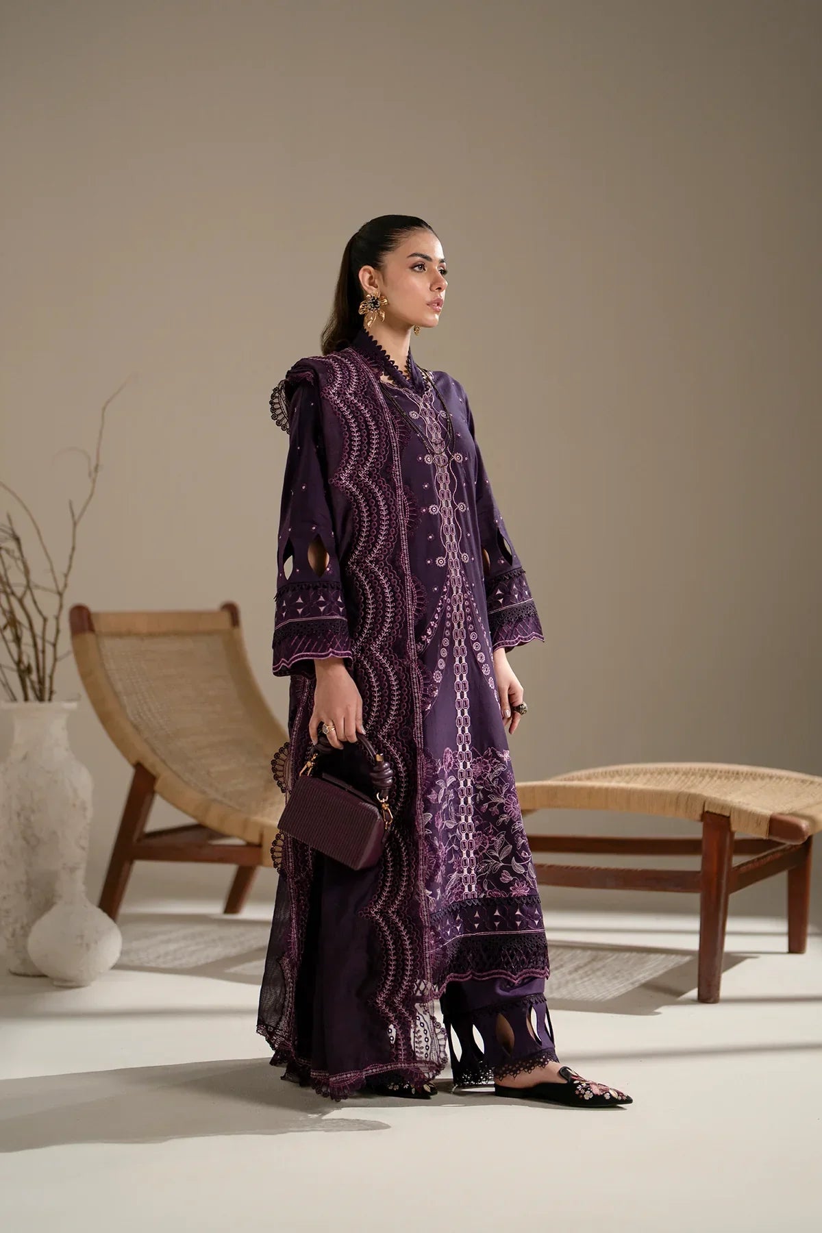 Azzal | Aghaaz Luxury Lawn | Aroma - Pakistani Dress