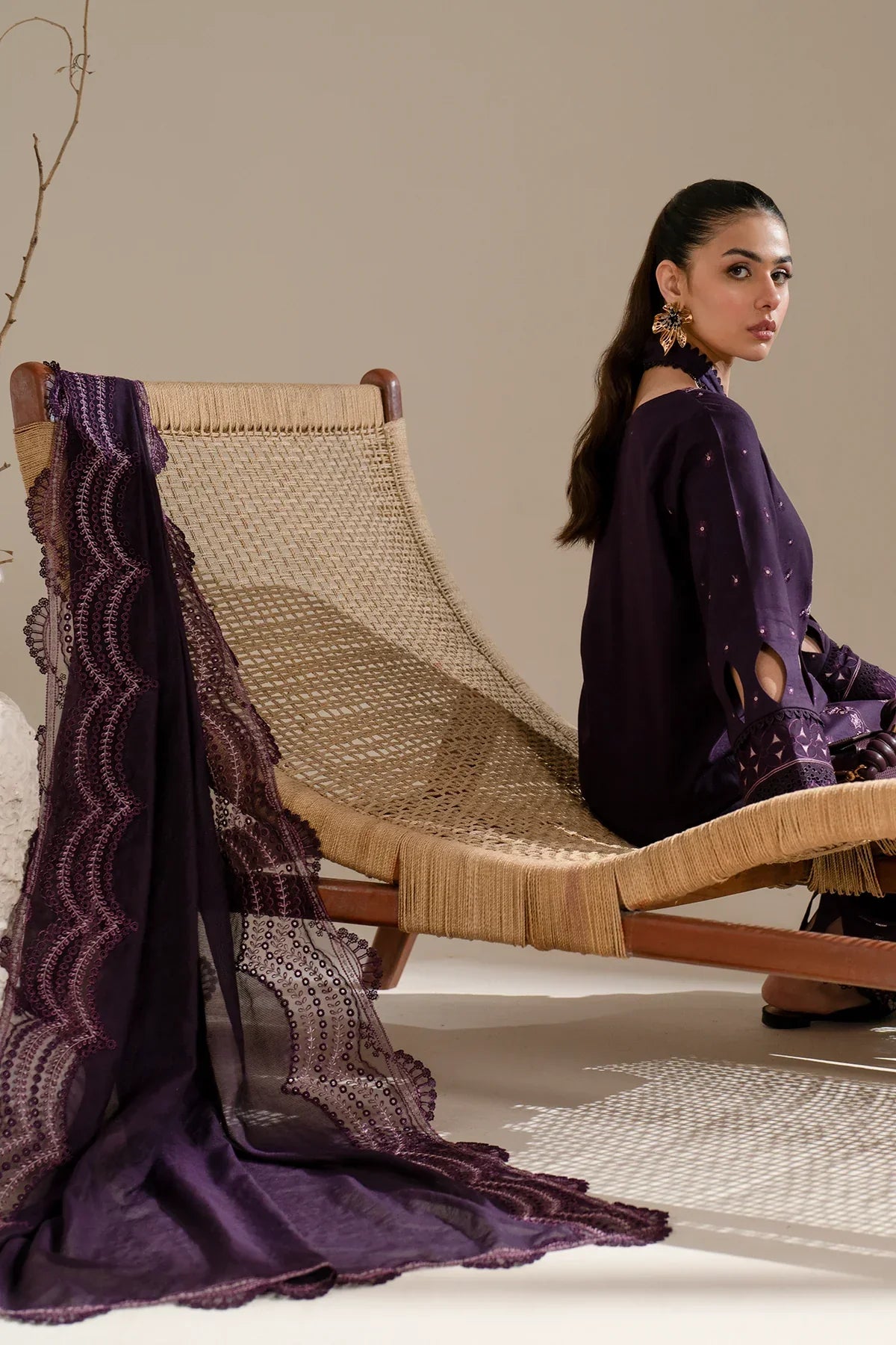 Azzal | Aghaaz Luxury Lawn | Aroma - Pakistani Dress