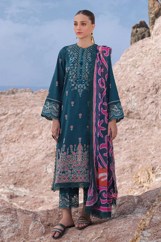 Ayzel | Tropicana Lawn 24 | Peacock - Pakistani Dress - Maria Faisal