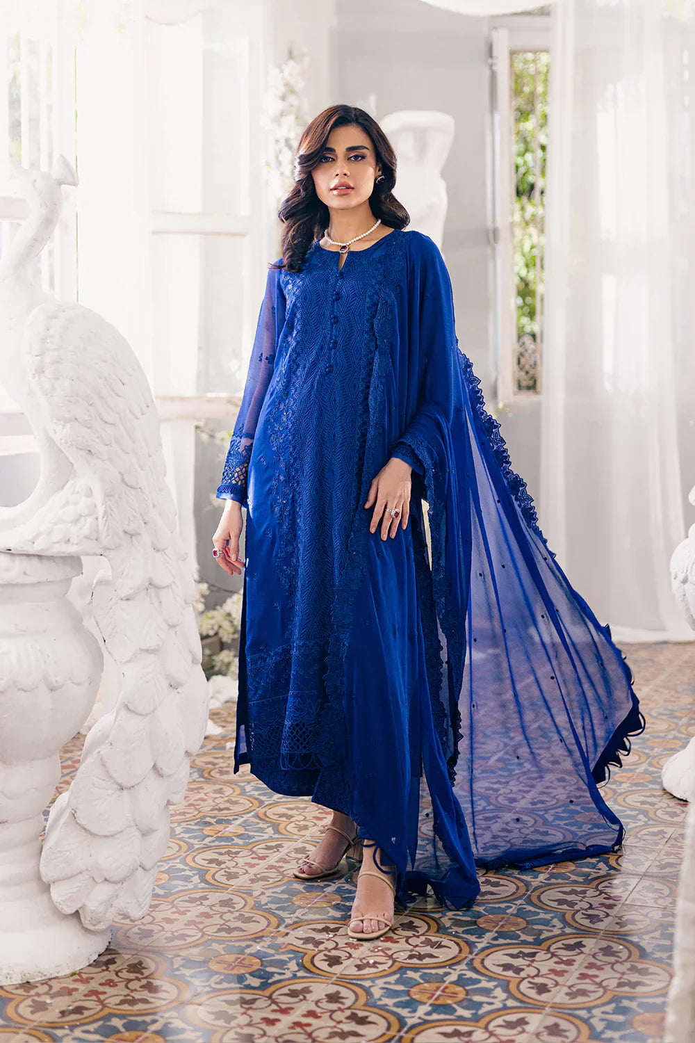 Azure | Ensembles Embroidered Formals | Iris Charm - Formal