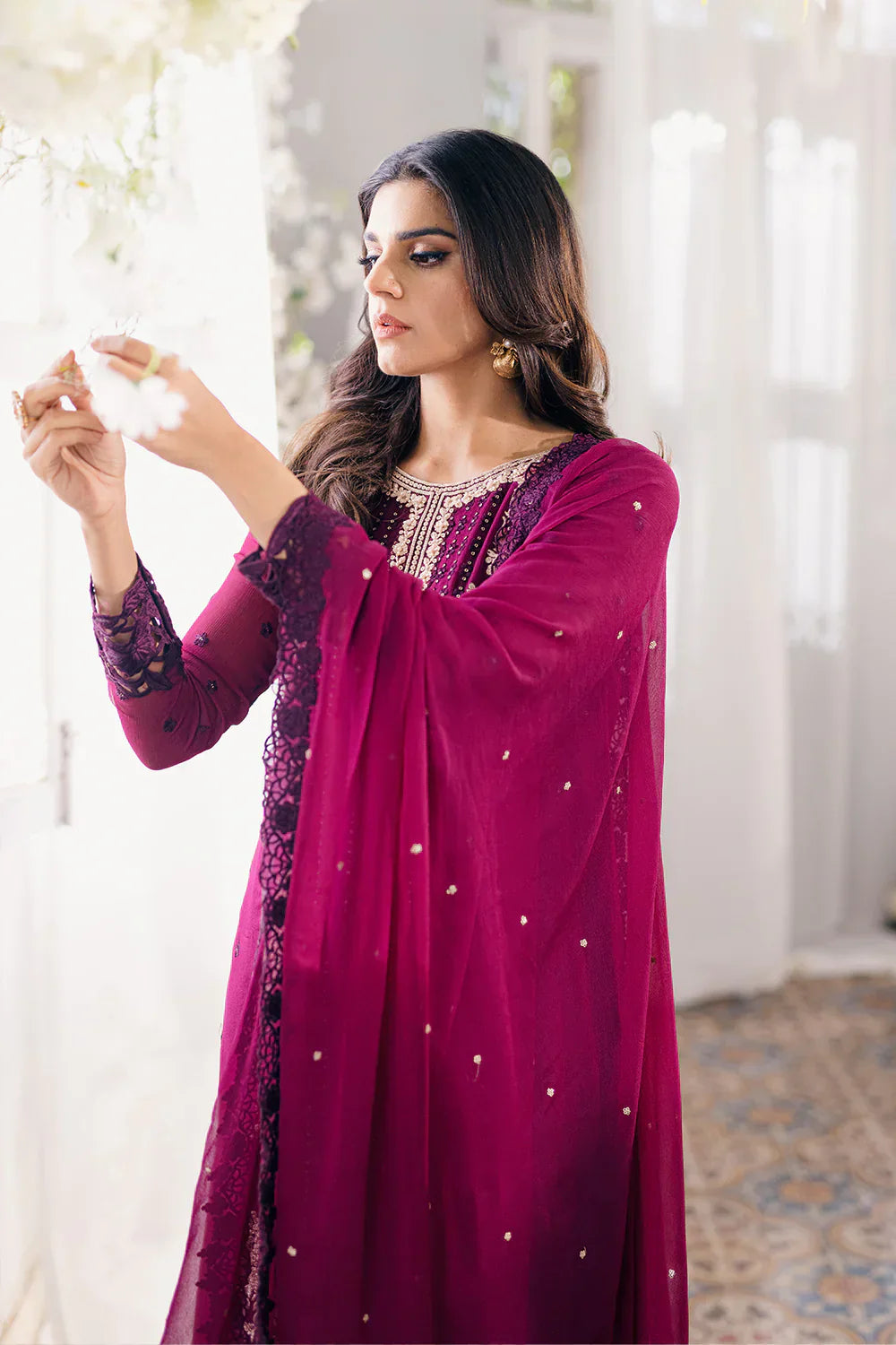 Azure | Ensembles Embroidered Formals | Merlot Muse - Formal