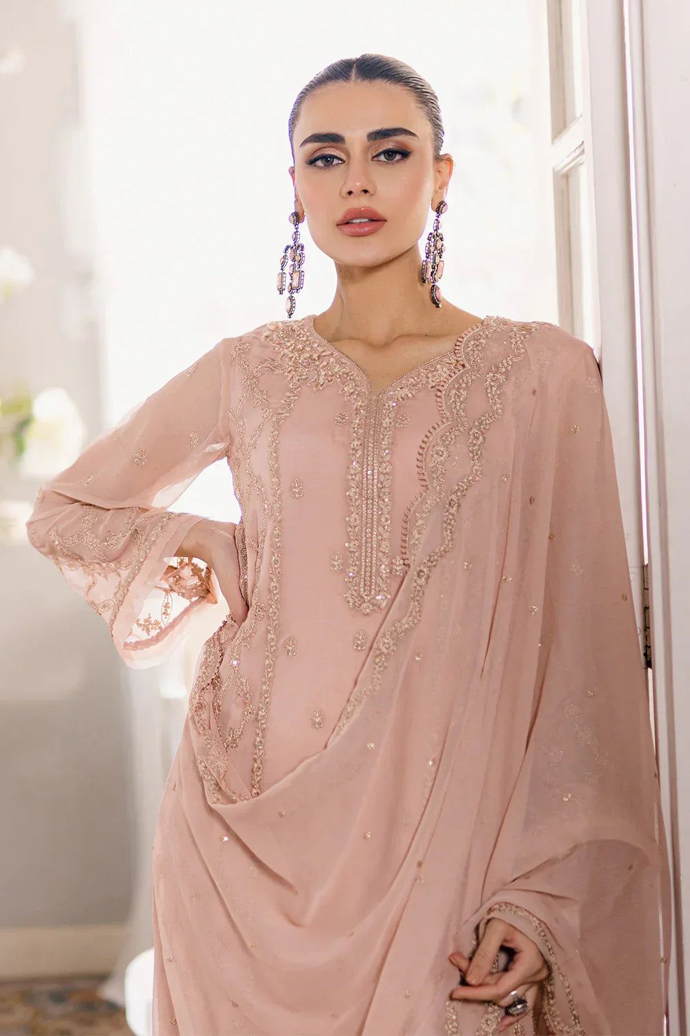Azure | Ensembles Embroidered Formals | Nectaine - Formal