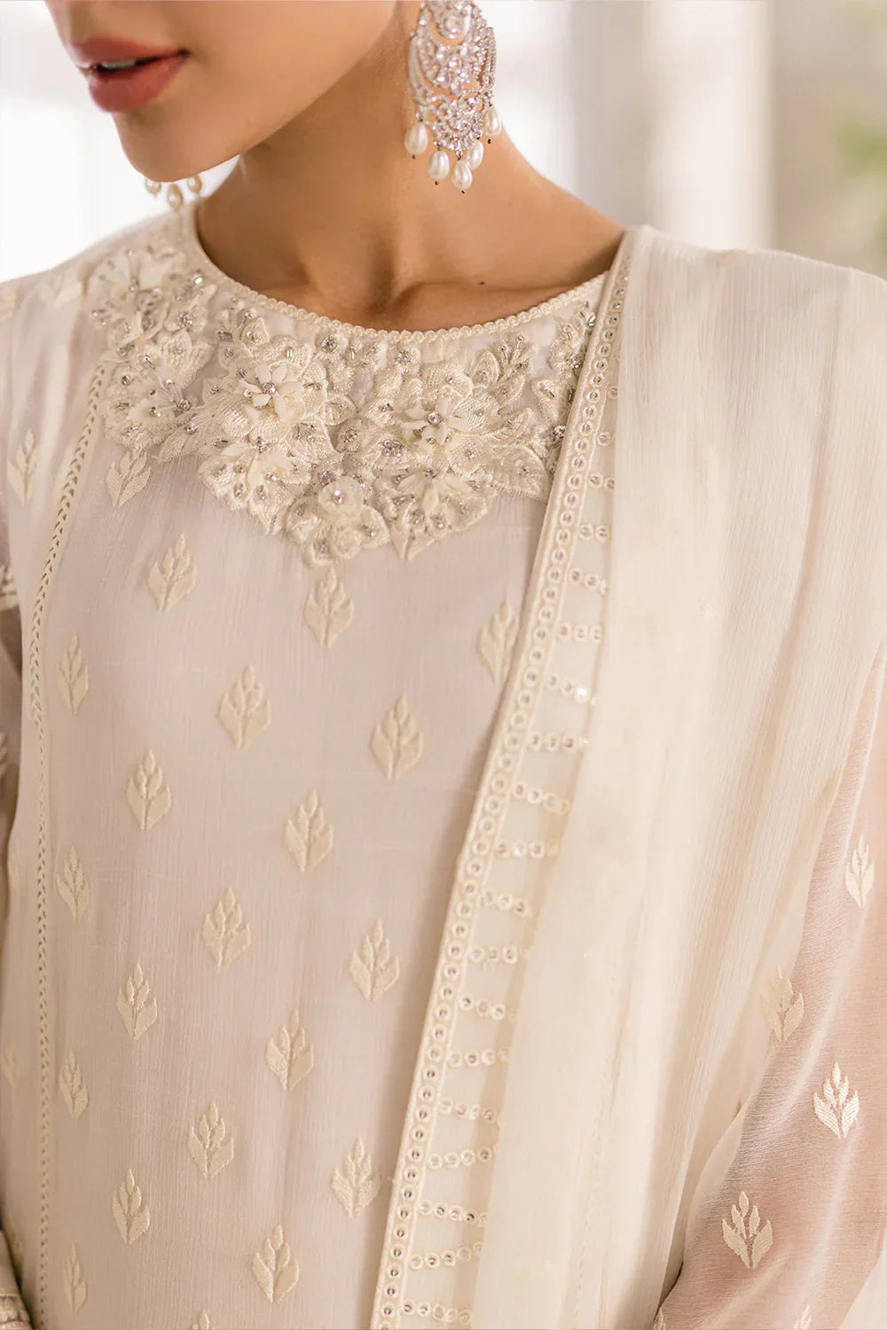 Azure | Ensembles Embroidered Formals | Angelic Frost - Formal