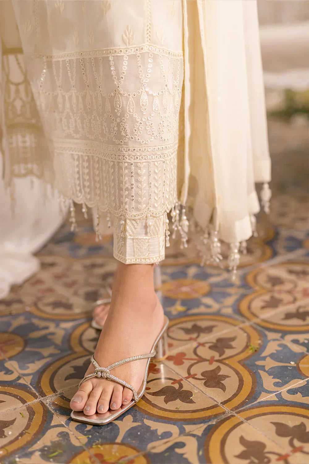 Azure | Ensembles Embroidered Formals | Angelic Frost - Formal