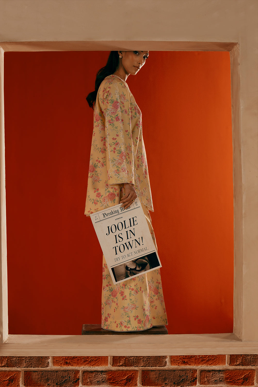 Saira Rizwan | Joolie Co ords | YELLOW-JBP25-01 - Ladies Clothes - Maria Faisal