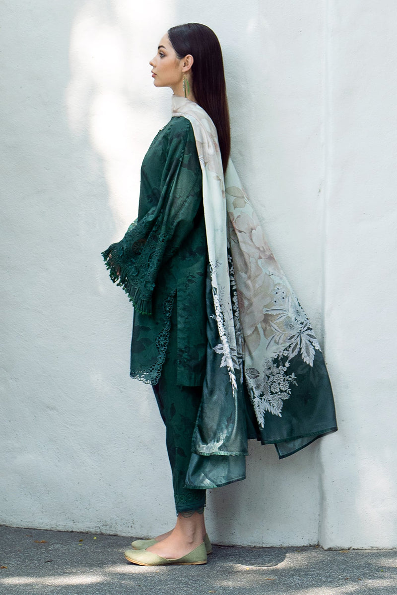 Baroque | Lawn Collection 24 | UF-546 - Waniyas