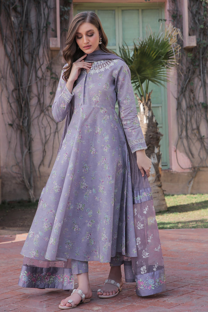 Baroque | Lawn Collection 24 | UF-324 - Waniyas
