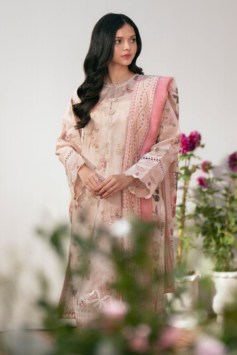Baroque | Lawn Collection 24 | UF-527 - Waniyas