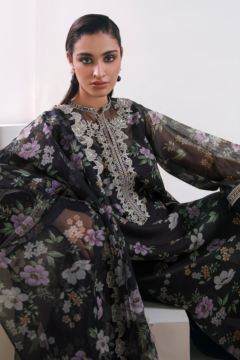 Baroque | Lawn Collection 24 | UF-366 - Designer Dress - Maria Faisal