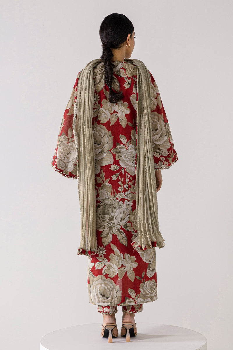 Baroque | Lawn Collection 24 | UF-378 - Designer Dress - Maria Faisal