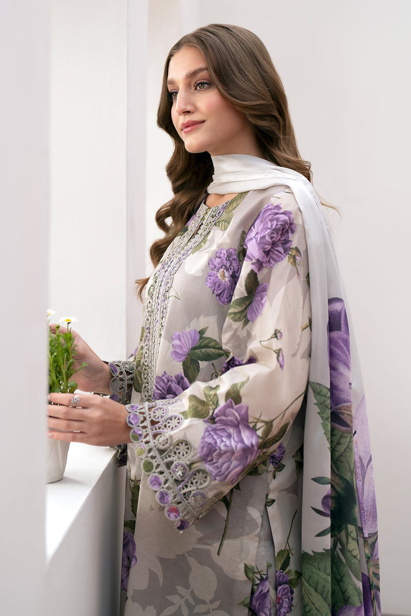 Baroque | Lawn Collection 24 | UF-531 - Waniyas