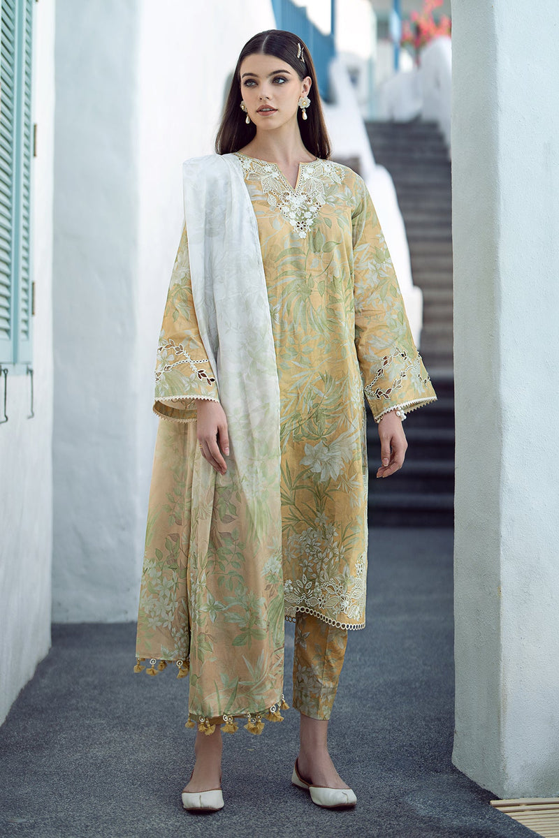 Baroque | Lawn Collection 24 | UF-542 - Waniyas