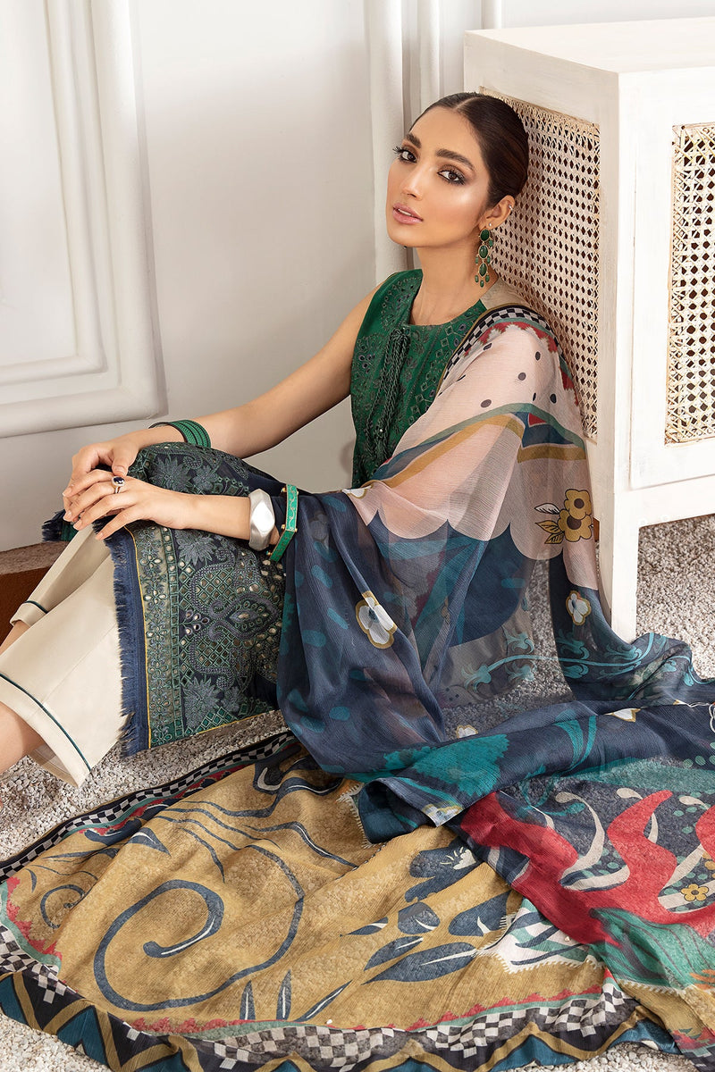 Baroque | Lawn Collection 24 | FL21-D1 - Waniyas