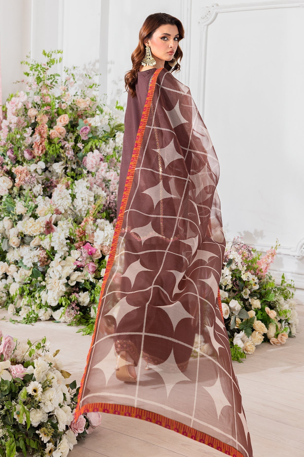 Charizma | Festive Pret | CMA - 5 - 108 B - is Brown dress from Charizma - Ladies Clothes - Maria Faisal