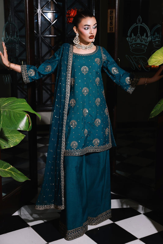 Charizma | Festive Pret | CMA - 5 - 146 Z - is Zinc dress from Charizma - Ladies Clothes - Maria Faisal