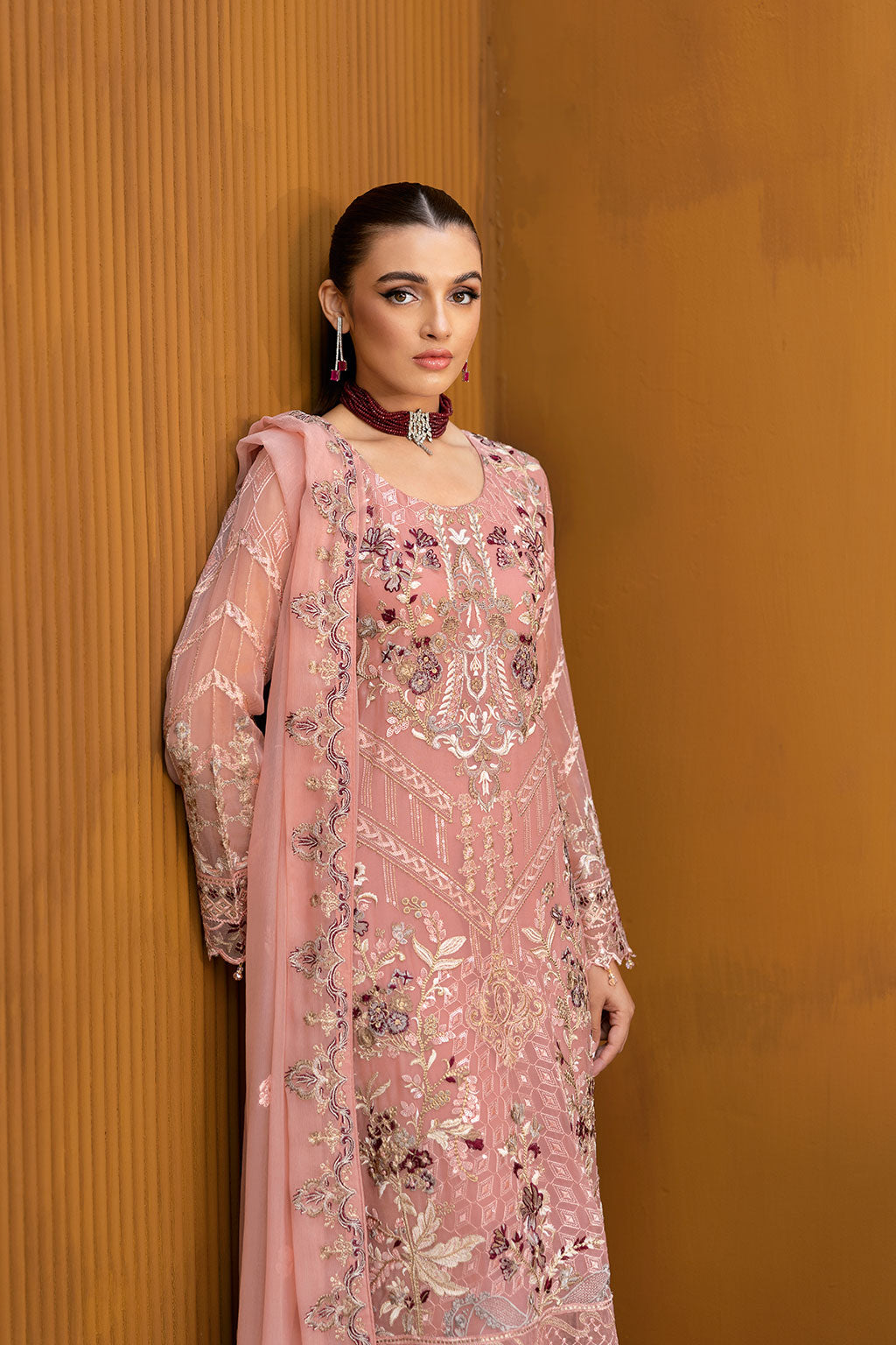 Ramsha | Chevron Chiffon Collection | A-1005 - Ladies Clothes