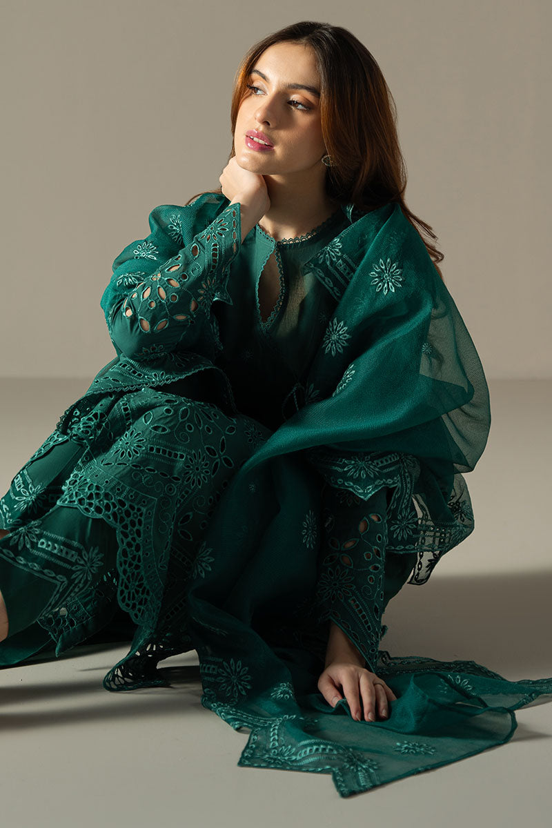 Cross Stitch | Chikankari Lawn 25 | VERDENT FLORA - Ladies Clothes