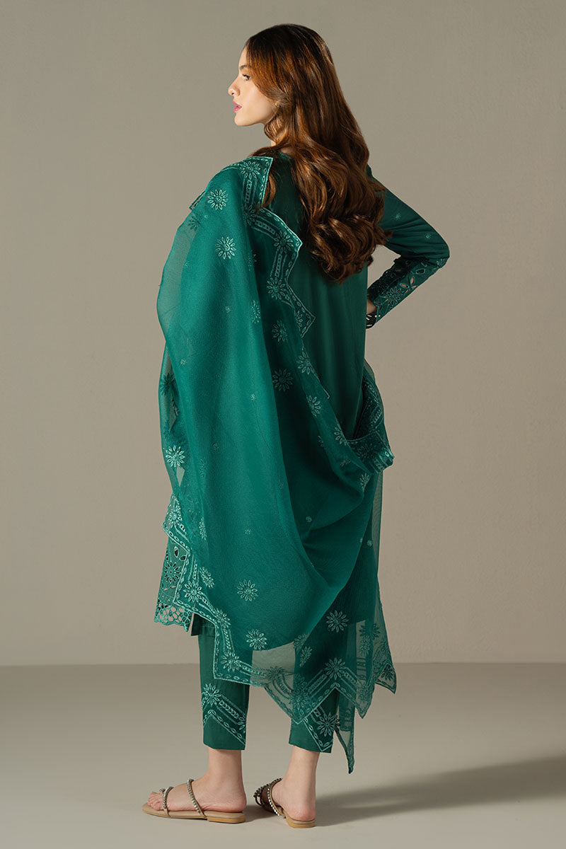 Cross Stitch | Chikankari Lawn 25 | VERDENT FLORA - Ladies Clothes