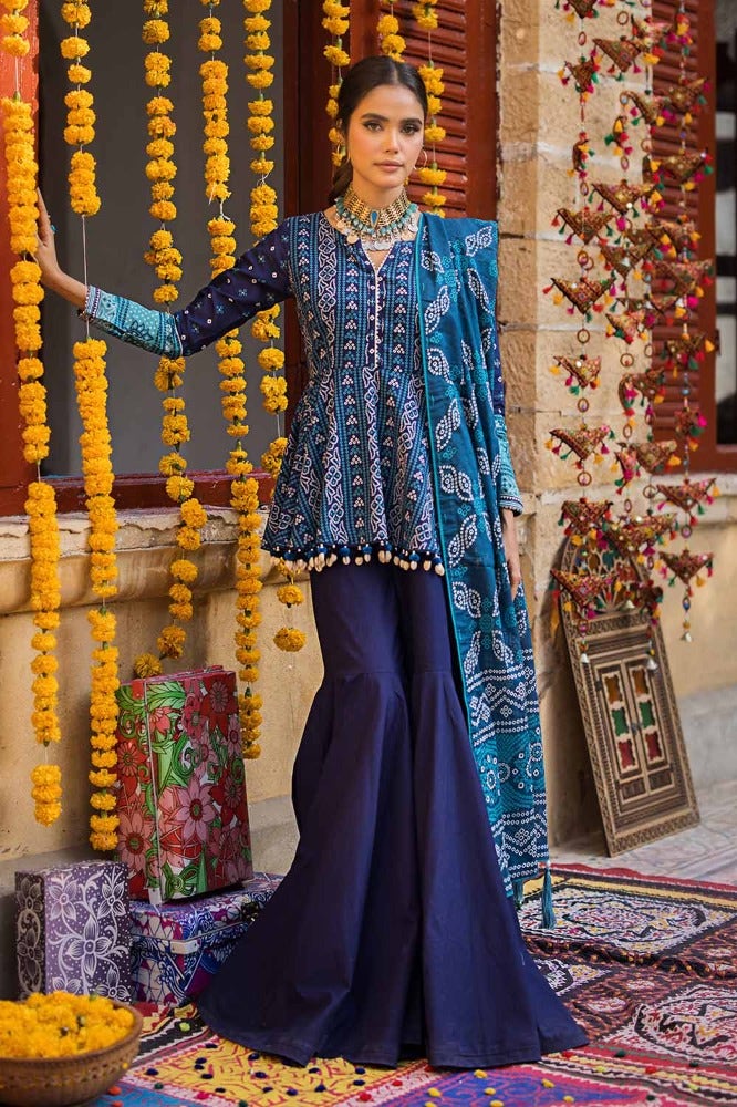 Gul Ahmed | Chunri Collection | CL-42051 - Maria Faisal