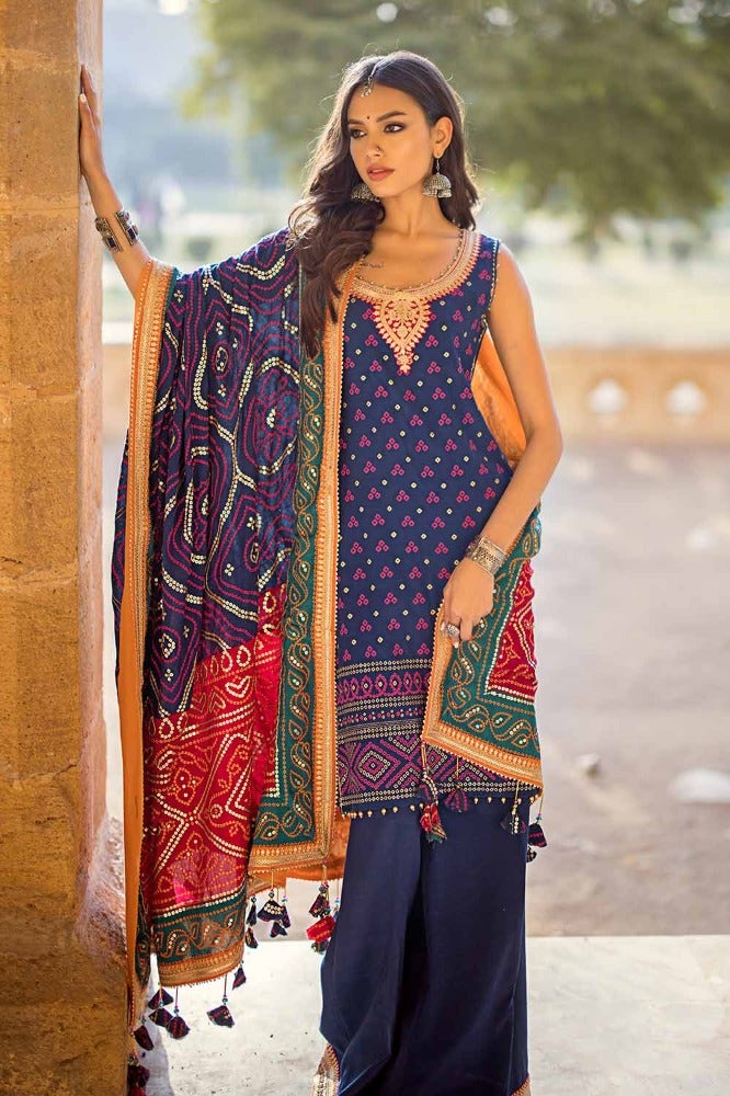 Gul Ahmed | Chunri Collection | LE-42034 - Maria Faisal