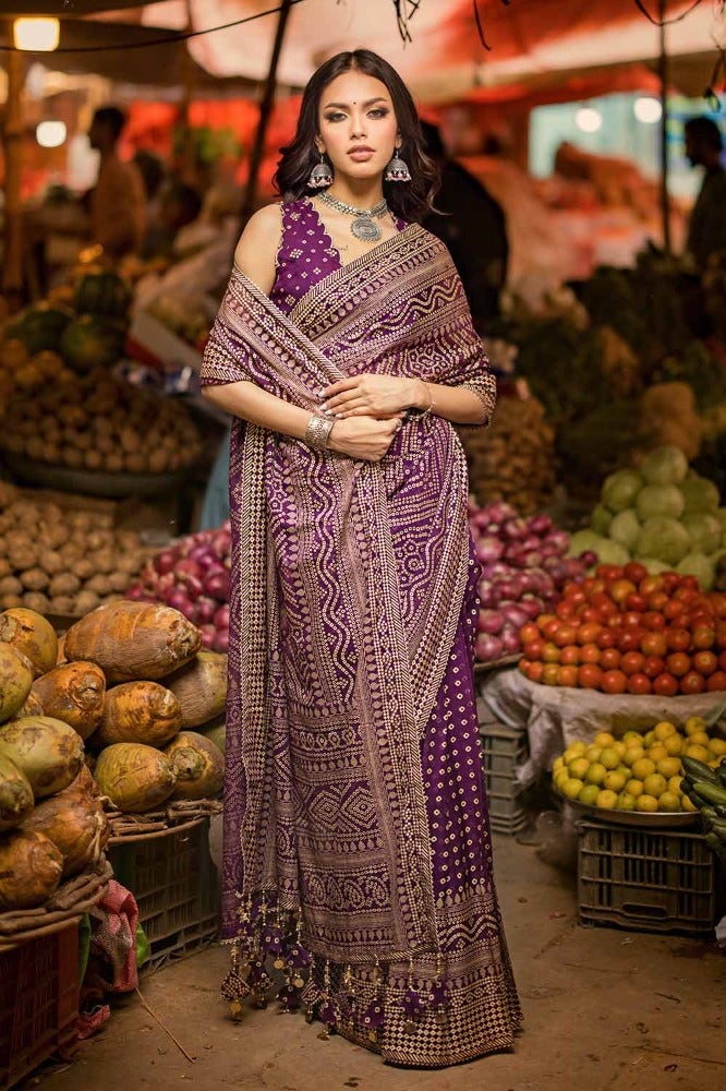 Gul Ahmed | Chunri Collection | PRS-42001 - Maria Faisal