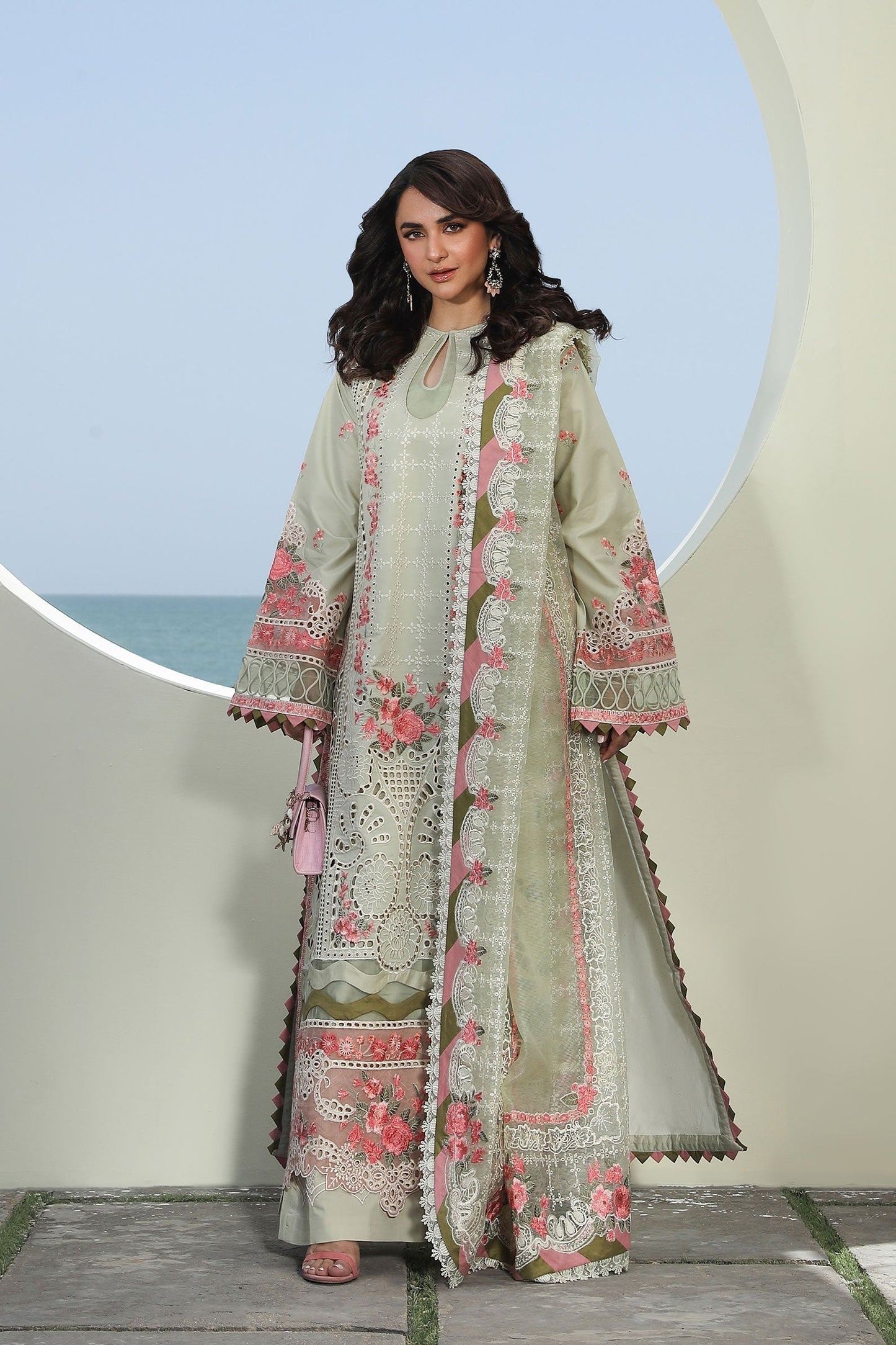 Maryam Hussain | Luxury Lawn 24 | HAVANA - Waniyas
