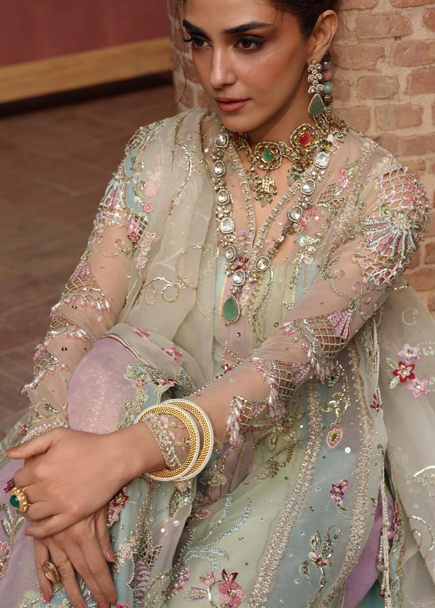 Crimson | Jhilmil Wedding Formals | RANGOLI - Wedding Dress - available at Maria Faisal in UK and USA.