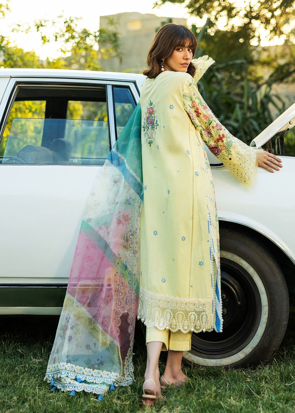Sadaf Fawad Khan | Siraa Lawn 25 | MID SUMMER EVENING - B by Maria Faisal - Registered Vendor of : Sadaf Fawad Khan - type : Ladies Clothes - 100% original wedding dresses
