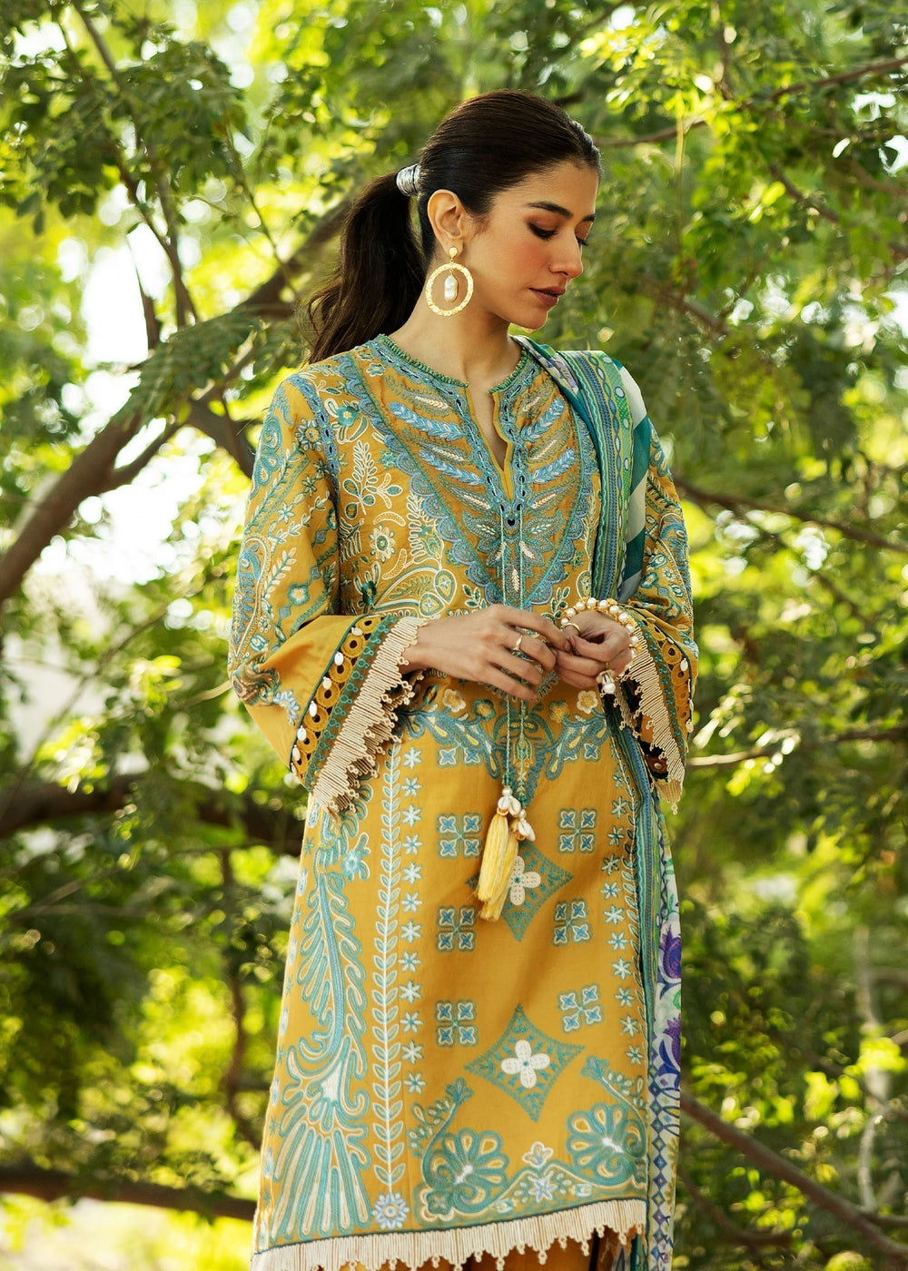 Sadaf Fawad Khan | Siraa Lawn 25 | LIANA - B by Maria Faisal - Registered Vendor of : Sadaf Fawad Khan - type : Ladies Clothes - 100% original wedding dresses