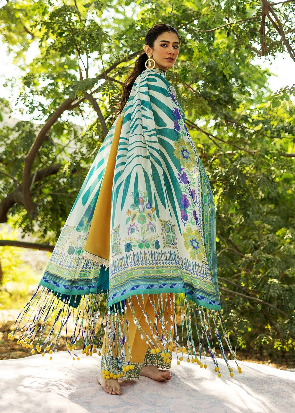 Sadaf Fawad Khan | Siraa Lawn 25 | LIANA - B by Maria Faisal - Registered Vendor of : Sadaf Fawad Khan - type : Ladies Clothes - 100% original wedding dresses