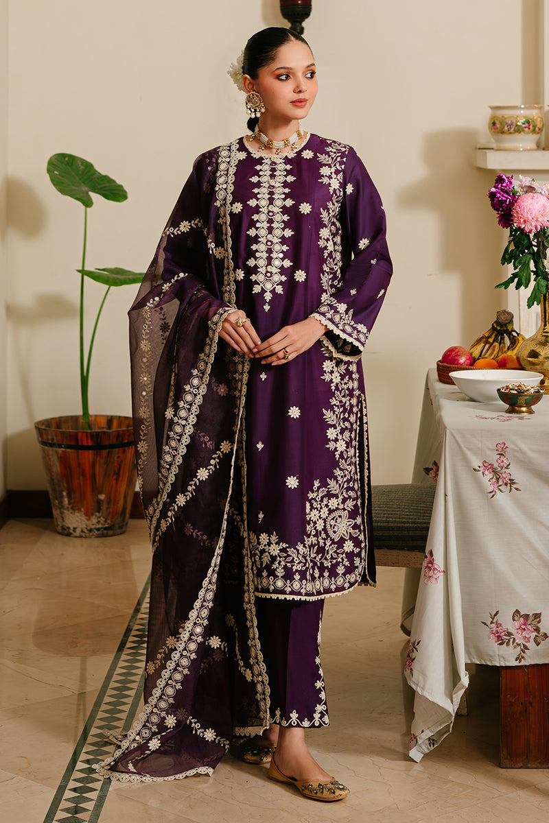 Cross Stitch | Eid Lawn 24 | PLUM GRAIN - Maria Faisal