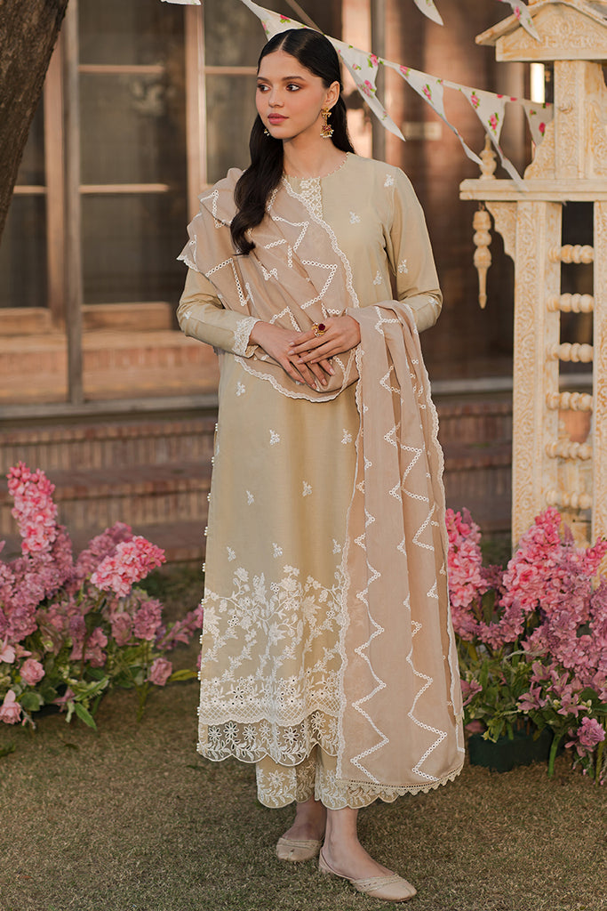 Cross Stitch | Eid Lawn 24 | PALE GREEN - Maria Faisal