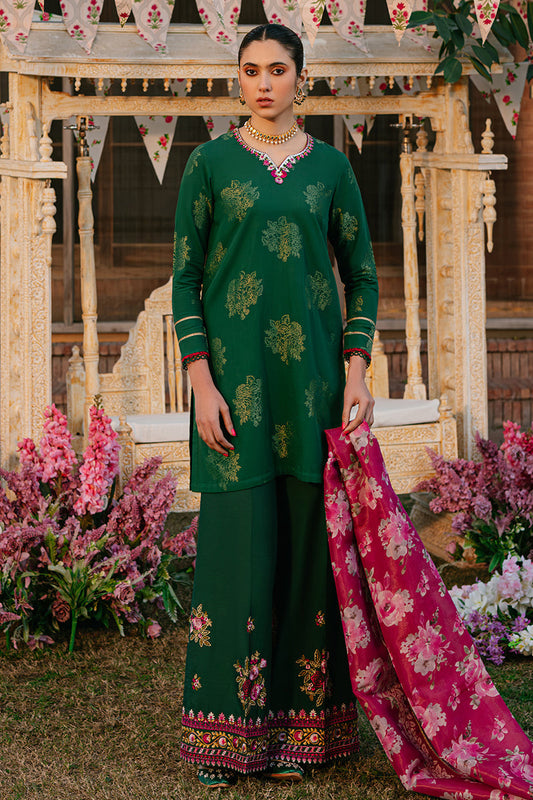 Cross Stitch | Eid Lawn 24 | OPULENT GREEN - Maria Faisal